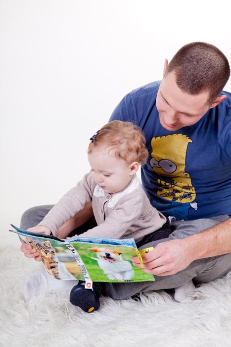 Child Daughter and dad play