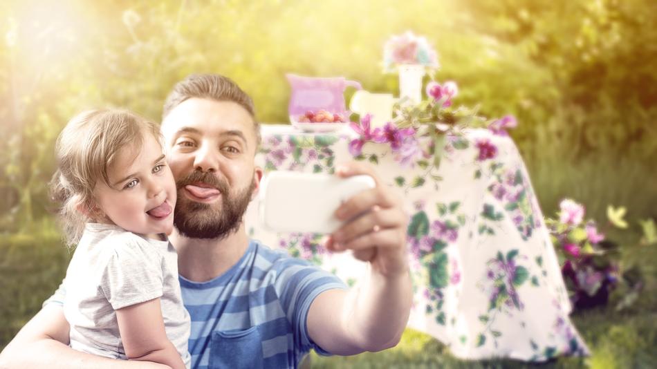 Father And Son Happiness photo