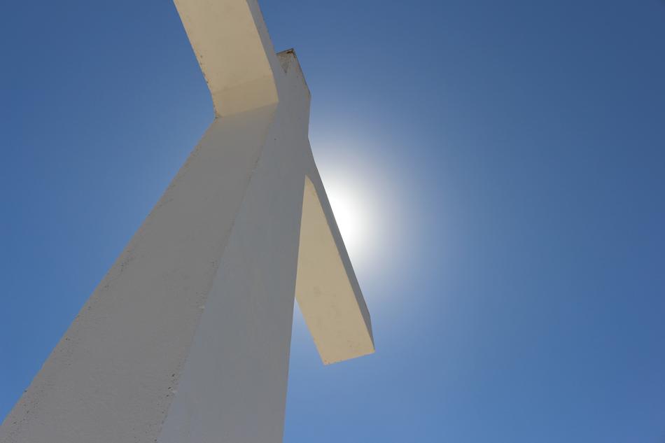 cross white sun