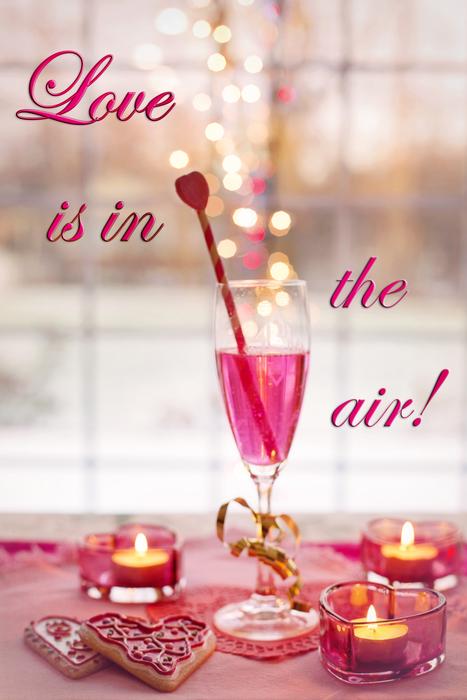 Champagne Bubbles love in the air