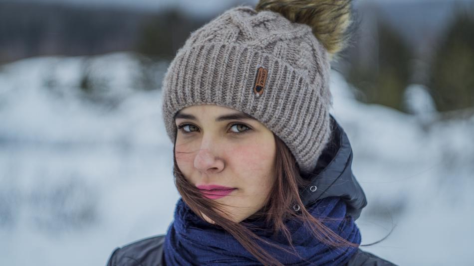 photo of girl at winter