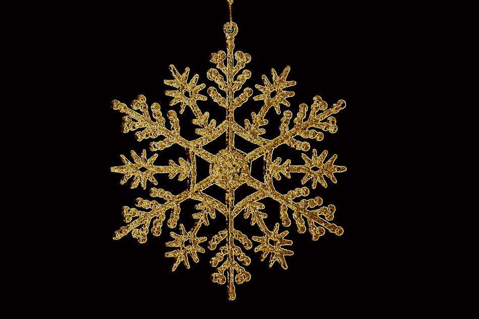 Asterisk Snow White gold Holidays