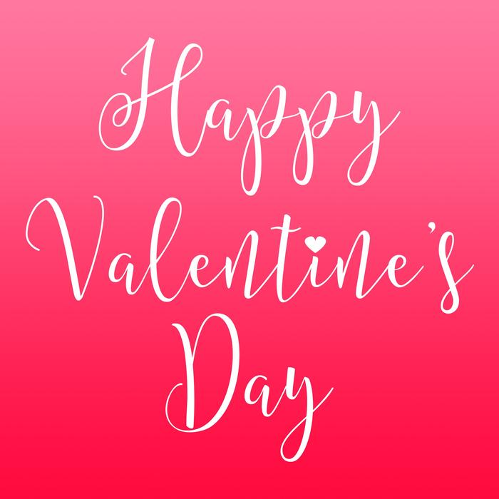 card with for Valentine's Day