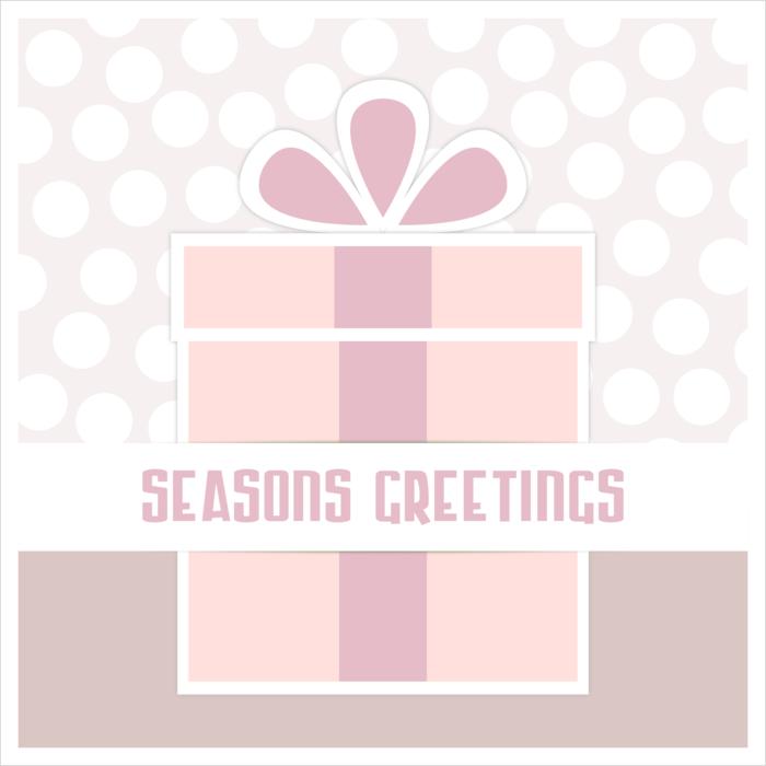 seasonal greetings gift clipart
