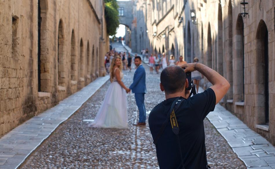 Wedding Rhodes Bride and groom
