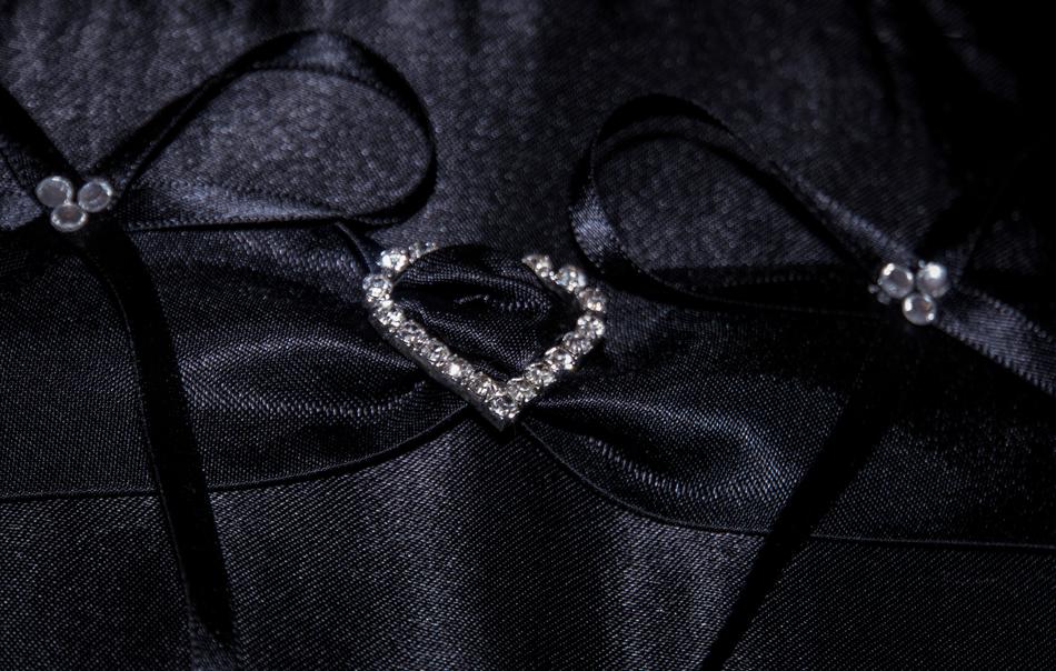 Wedding Heart at black Background Image