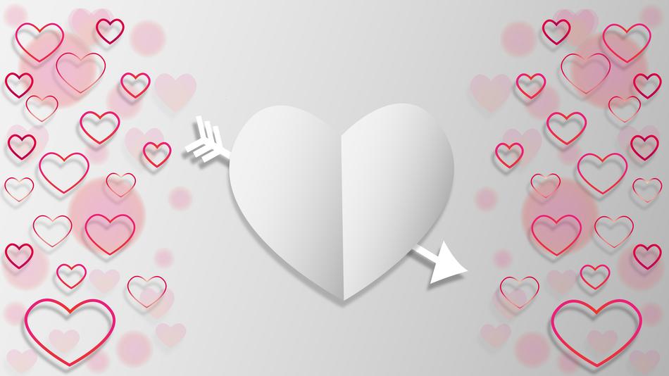 hearts love wallpaper background