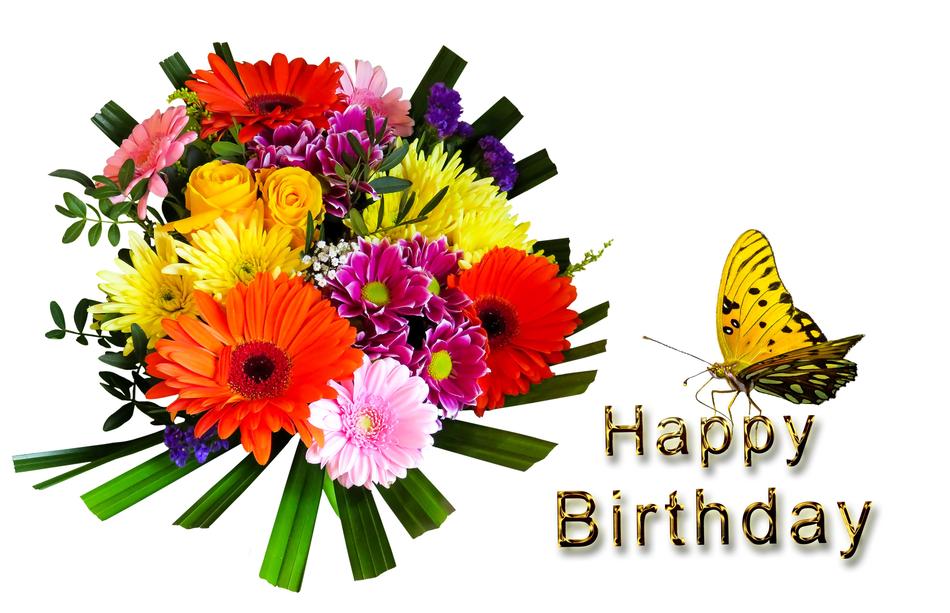 Birthday Happy flower