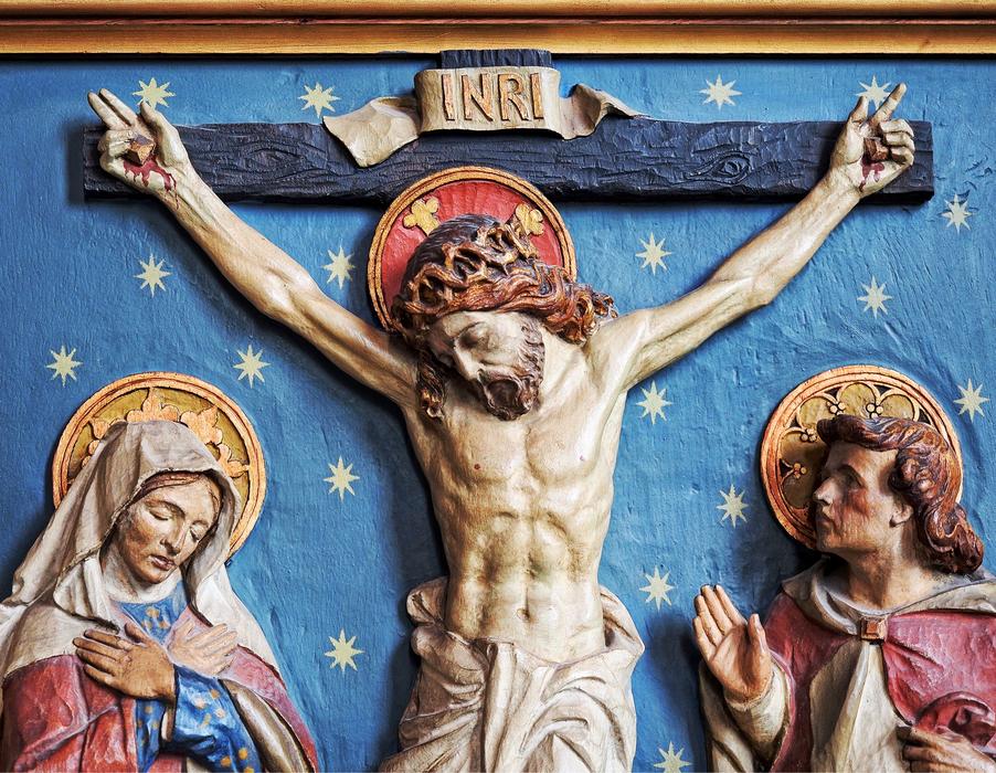 divine fresco, crucifixion
