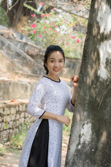 Delicate Long Coat Of A Girl