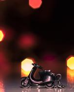 Bokeh Scooter Diwali Background