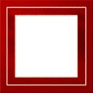 red frame border bevel design