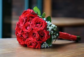 Red Roses Romantic Love