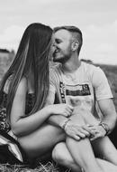 Love Couple Black And White