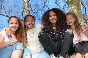 Girl Friendship Joy