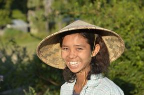 Girl Myanmar Laugh
