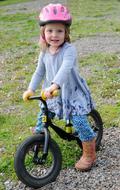 Little Girl with Bike