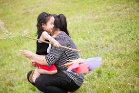 Family Child and mother