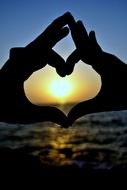 Heart Love Silhouette