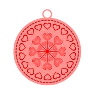 medal decoration love circle