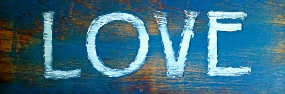 love wooden sign design