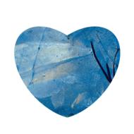 heart ice cold blue glass frozen