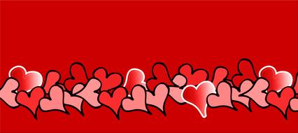 pattern heart love background