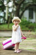 Cute Kids Travel Mother