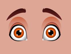 eyes cartoon face emotion cute