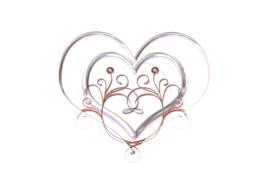 heart love luck abstract