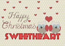 christmas xmas happy love birds