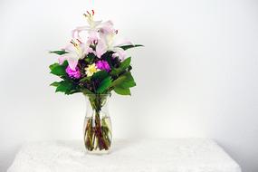 Pink Flowers Bouquet decoration