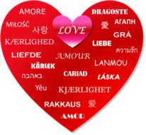 valentine heart love many