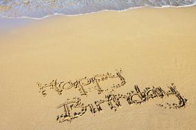 Beach Happy Birthday Celebration