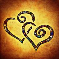 heart valentine day together love