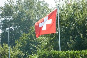 Switzerland Flag Cross