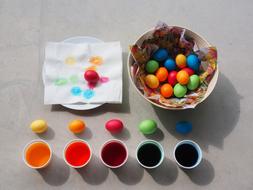 Color Easter Eggs Osterkorb