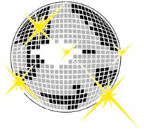 glitter ball party seventies