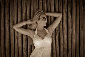 blonde model Girl Smiling