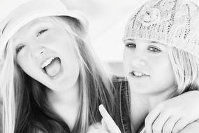 Friends Girls Happy