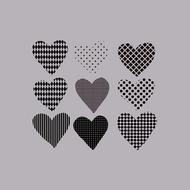 valentine day hart hand painting