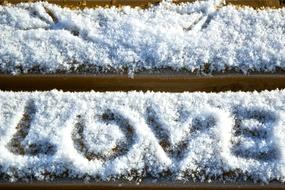 Love Heart Snow