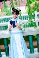 Girl Teen Garden
