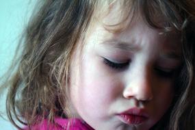 portrait of Girl Kid Facial