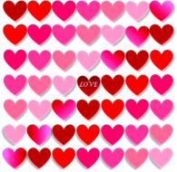 red pink hearts love valentine pattern