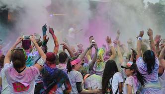 Color Run Festivals People