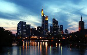 Frankfurt Germany Skyscrapers