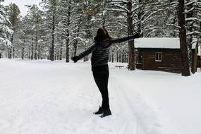 Snow Forest Girl