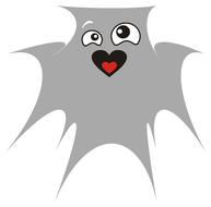 cartoon character ghost halloween
