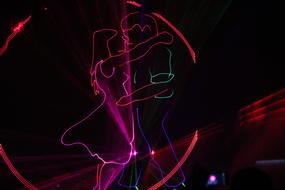 Lasershow Laser Girl
